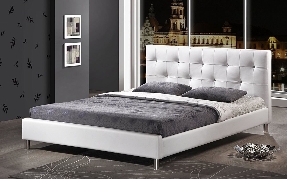 Белые кровати Мо 6490