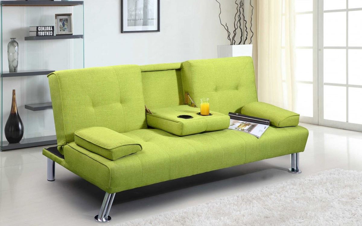 Зеленый диван G-Леона 8368